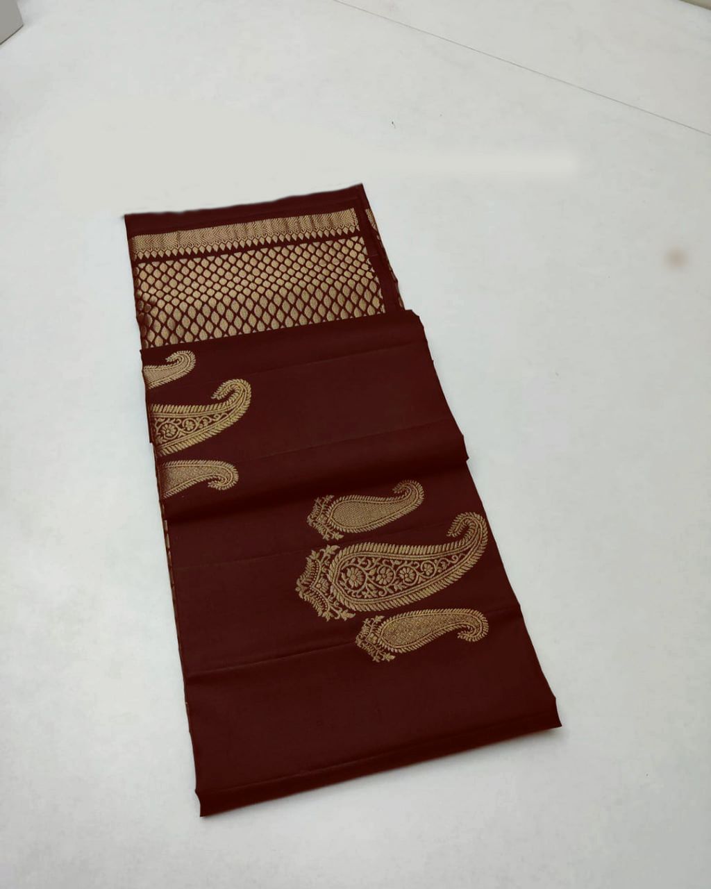 Ritika Gold Zari Designer Pure Lichi Kanchipuram Silk Sarees